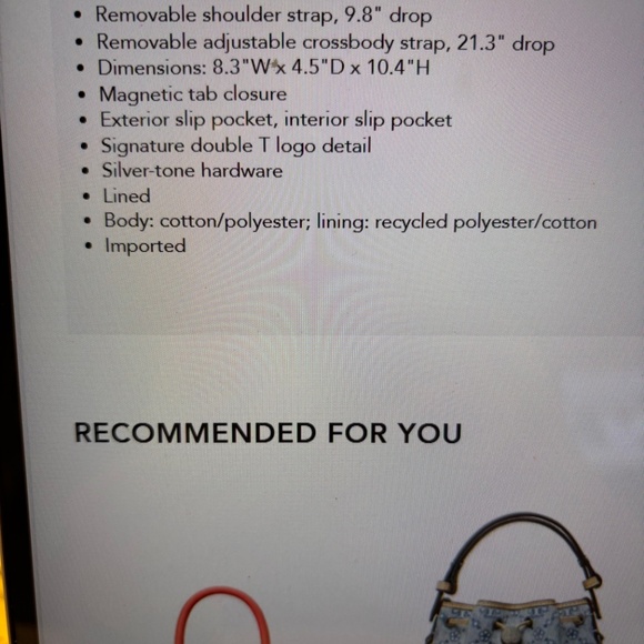 Tory Burch bucket bag - Picture 7 of 7